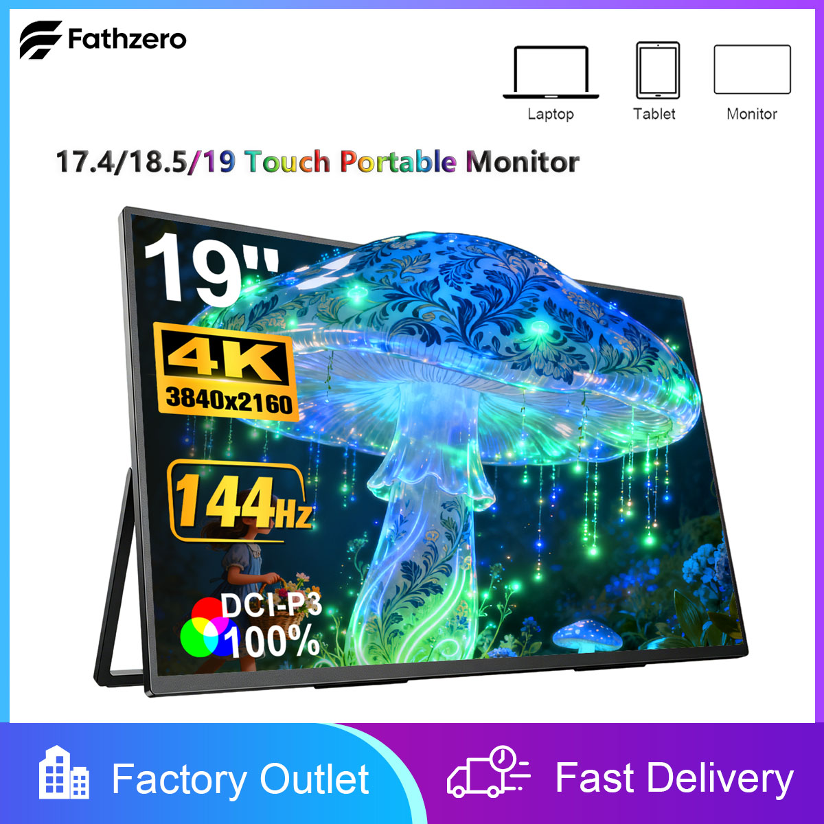 Pc Gaming Vs Ps5 - 17,4/18,5/19 inch draagbare gamingmonitor 4K 2160P