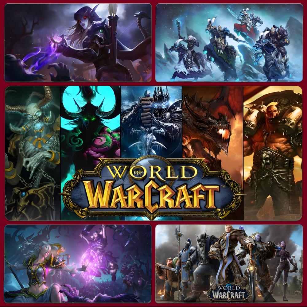 Pc Gaming World Of Warcraft - game fantasy W-World Of Warcraft muismat