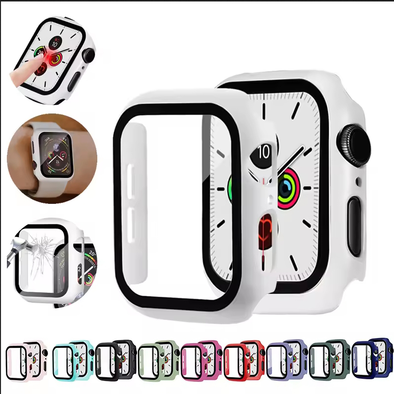 Pc Case Tempered Glass - Gehard glas + hoesje voor Apple