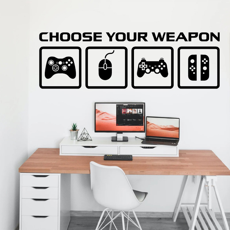 Pc Gaming Quotes - Video Game Decor Muurtattoo Kiezen Uw