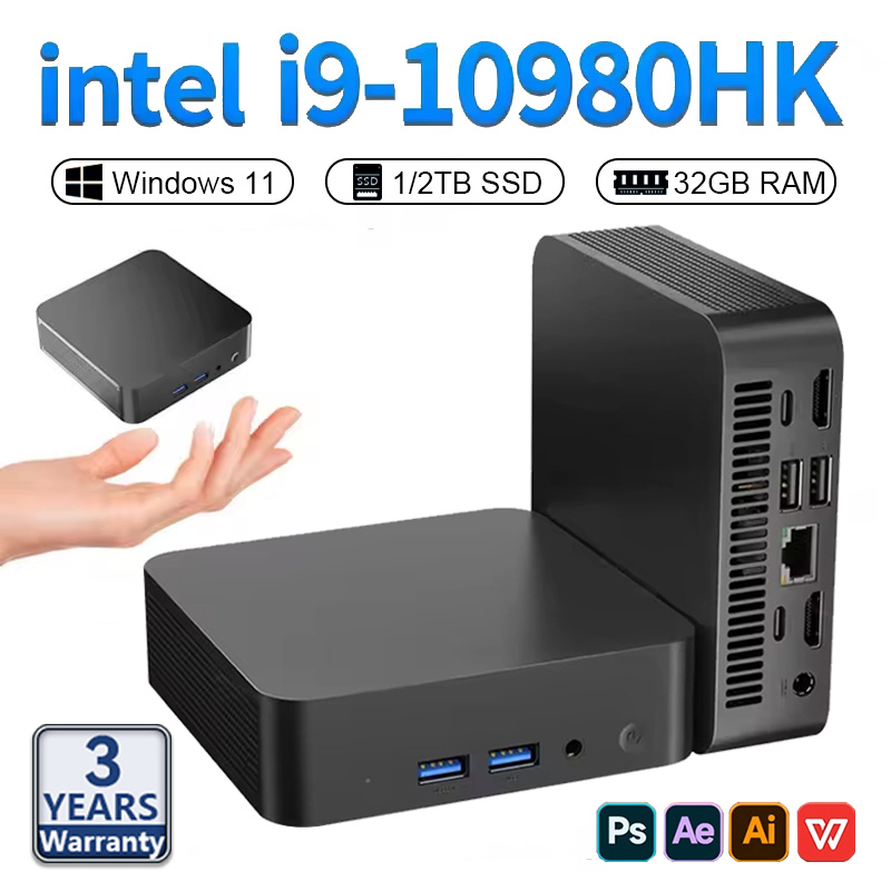 Pc Gaming I9 - MINI PC Windows 11 Pro Core