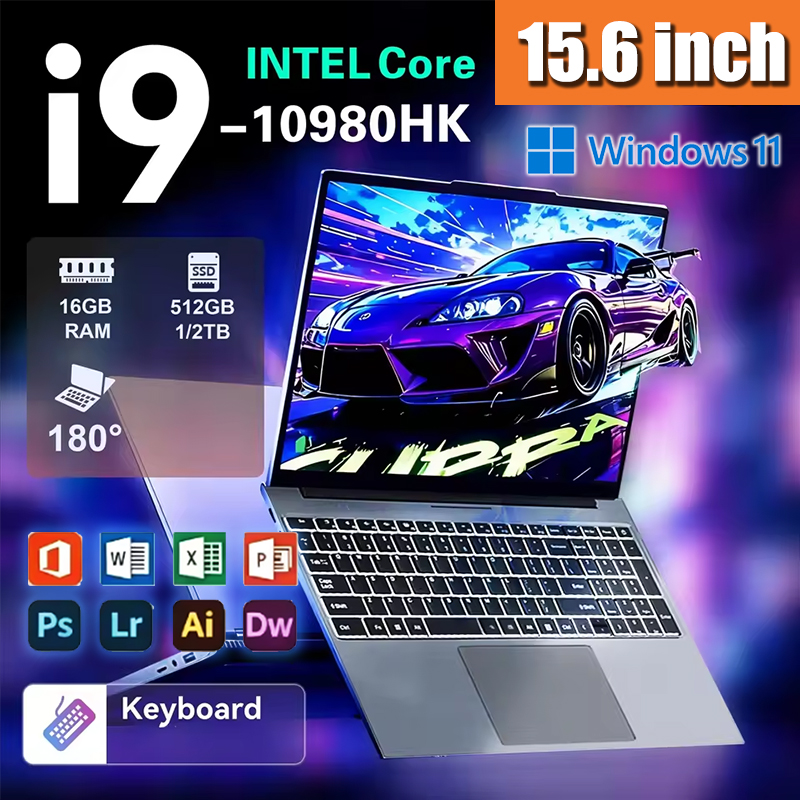 Pc Gaming I9 - 15,6 inch Intel N95 draagbare laptop