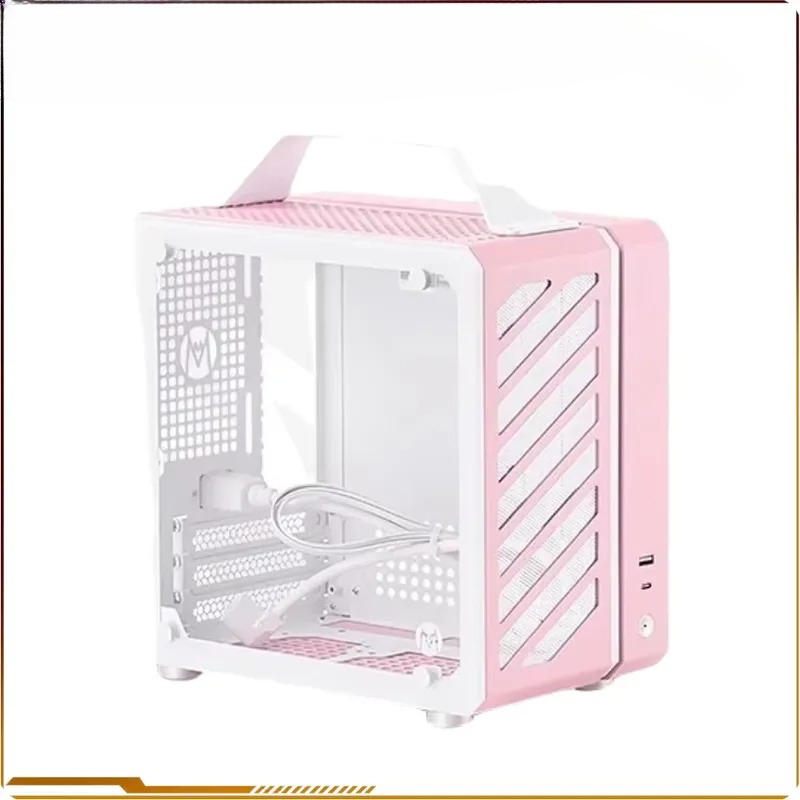 Pc Case Tempered Glass - C24 Sugar Cube Air&TypeC versie draagbare