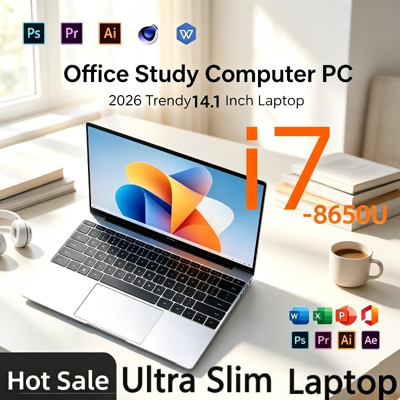 Pc Gaming Intel Core I7 - Ultraslanke 14,1 inch laptop 32GB DDR4