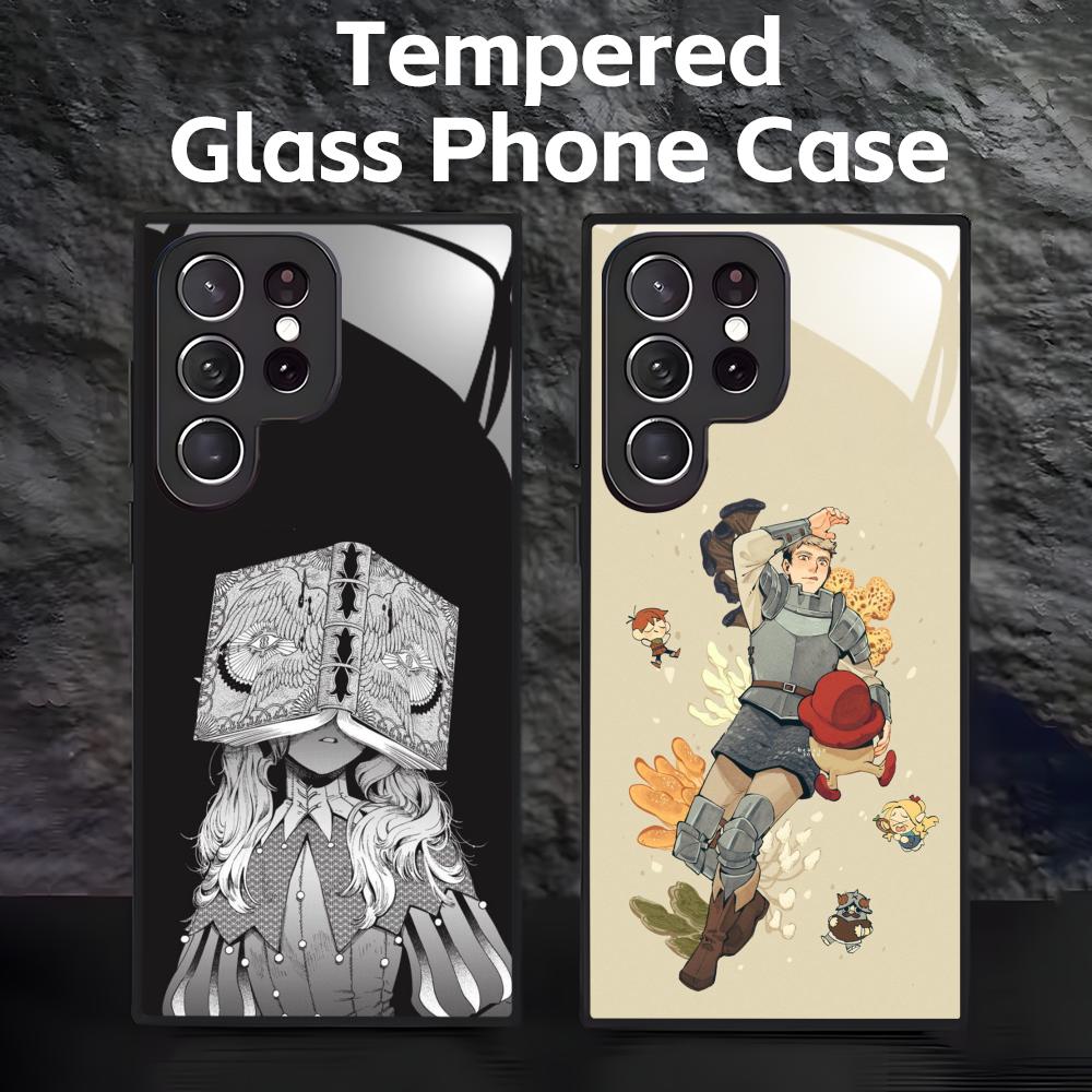 Pc Case Tempered Glass - Delicious in Dungeon Telefoonhoesje Voor Samsung