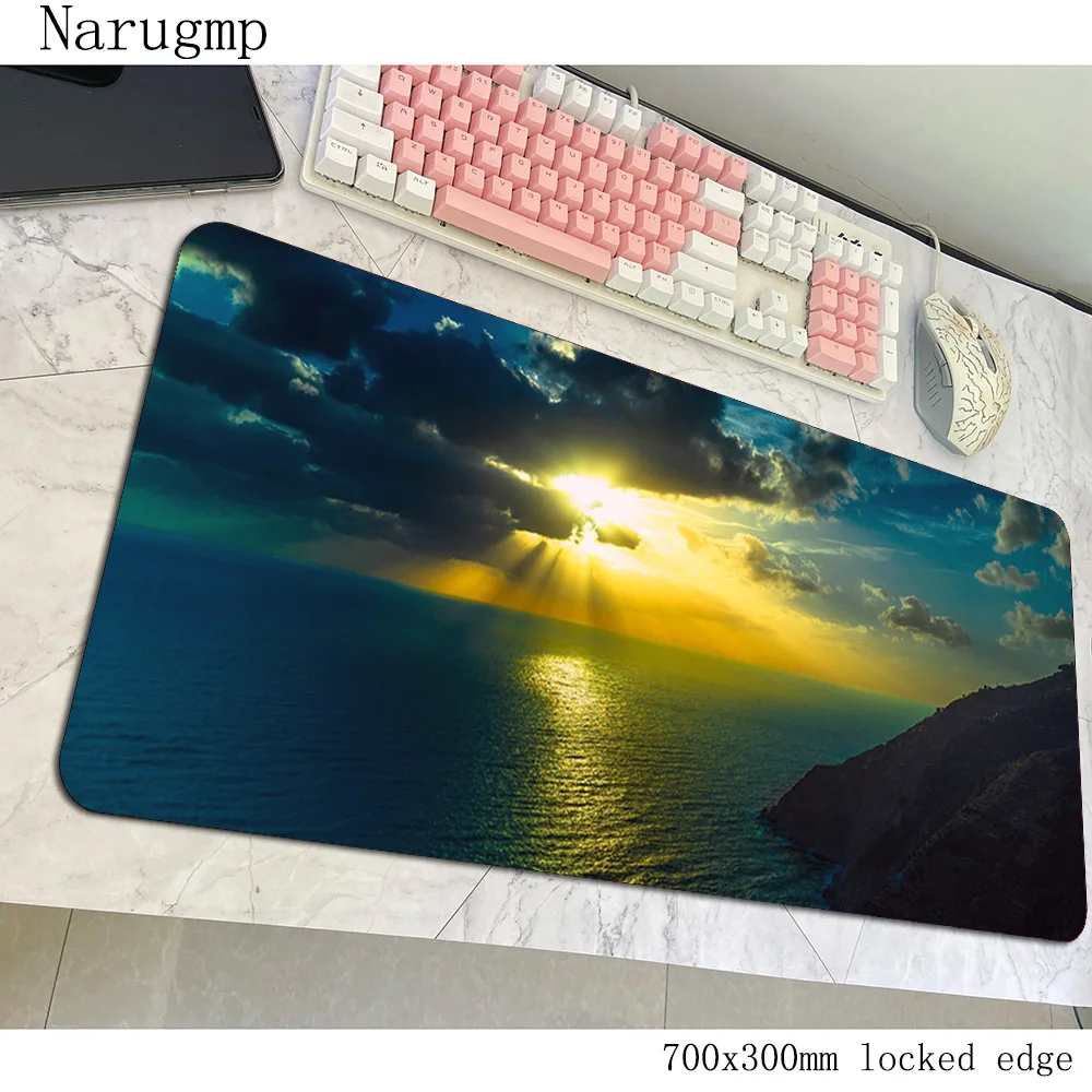 Pc Gaming World Of Warcraft - Zonsondergang muismat Mooie Anime Locked Edge
