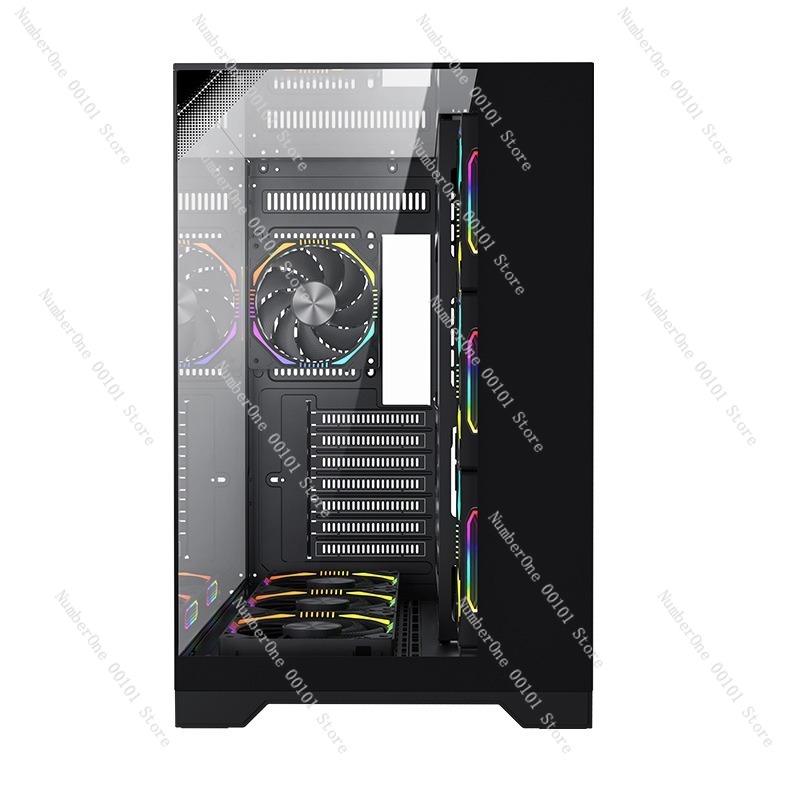 ATX Gaming PC-kast Panoramisch - Pc Case Tempered Glass recensie en prijs