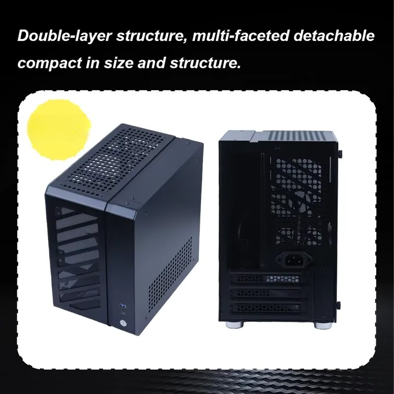 C24 Sugar Cube Air&TypeC versi - Pc Case Tempered Glass recensie en prijs