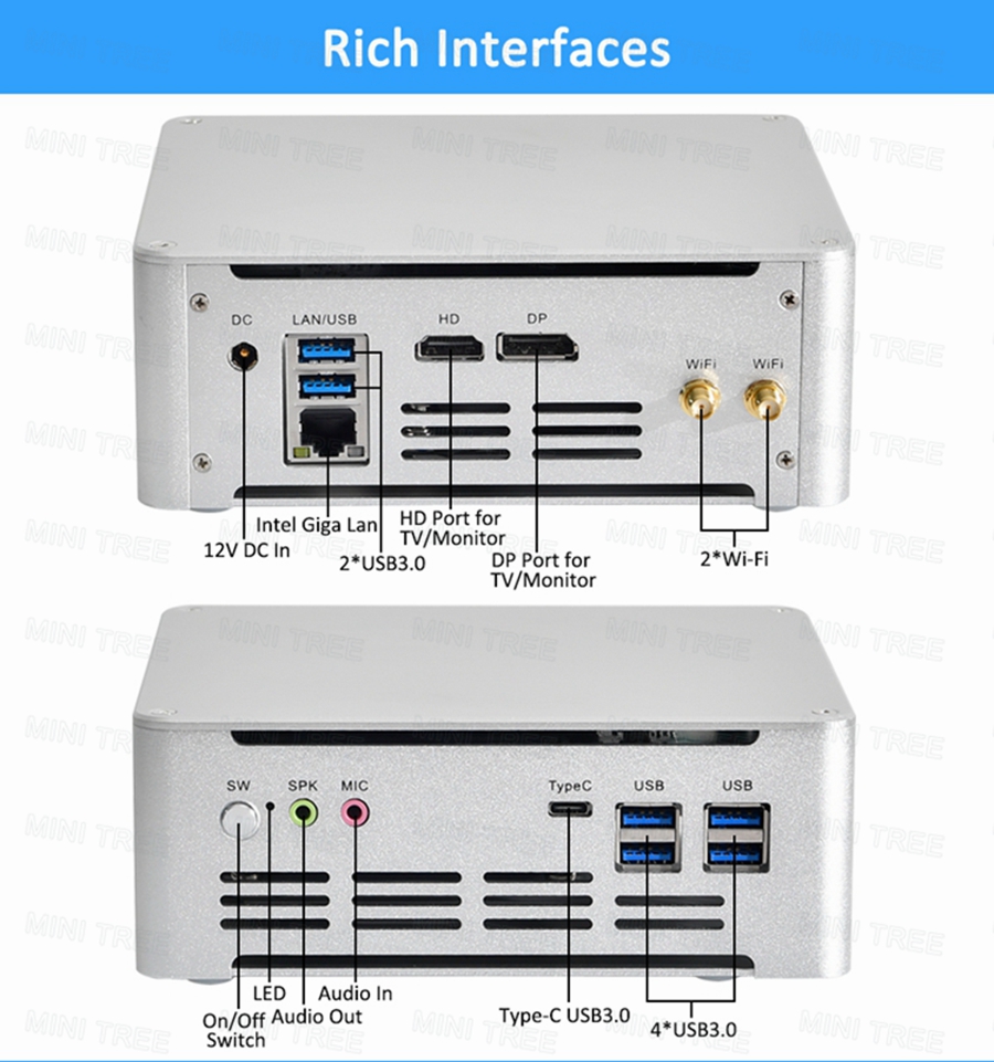Win11 Mini PC Cube 13e generat - Pc Gaming Intel Core I7 recensie en prijs